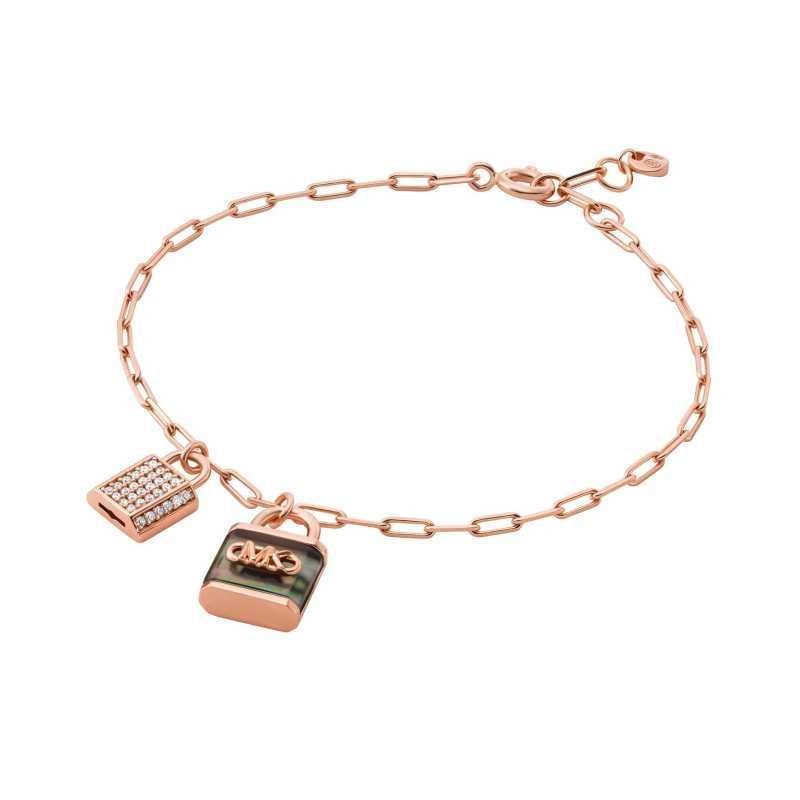 Pozlacený náramek se zirkony a perletí Premium MKC1742TN791 Michael Kors Pozlacený náramek se zirkony a perletí Premium MKC1742TN791 Michael Kors