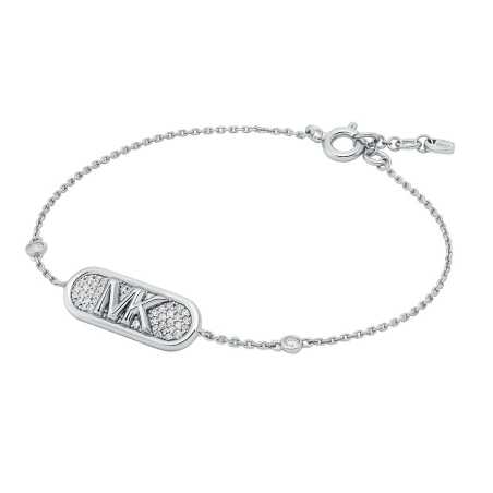 Třpytivý stříbrný náramek Kors MK MKC1730CZ040 Michael Kors