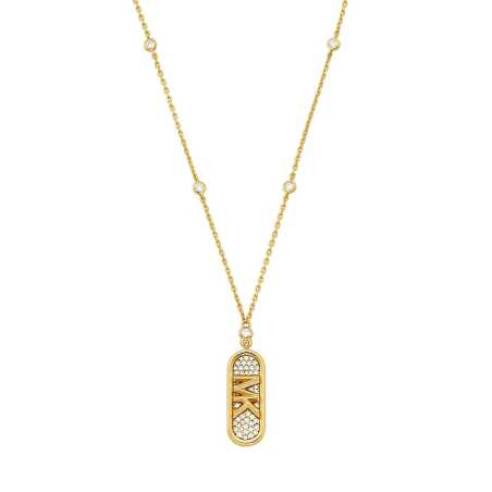 Fashion pozlacený náhrdelník se zirkony Kors MK MKC1729CZ710 Michael Kors