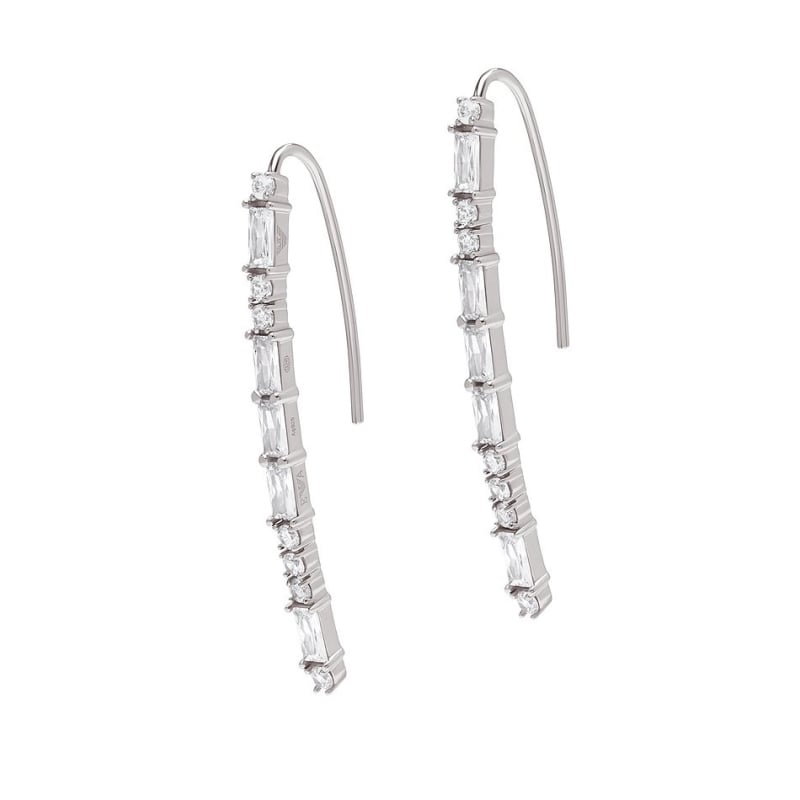 Jedinečné stříbrné visací náušnice EG3606040 Emporio Armani