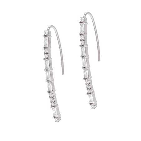 Jedinečné stříbrné visací náušnice EG3606040 Emporio Armani