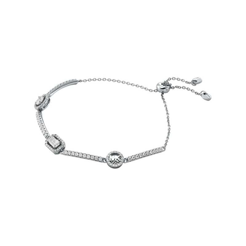 Něžný stříbrný náramek se zirkony Brilliance Kors MKC1715CZ040 Michael Kors Něžný stříbrný náramek se zirkony Brilliance Kors MKC1715CZ040 Michael Kors