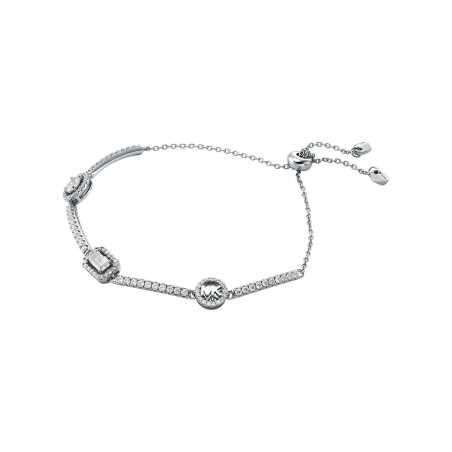 Něžný stříbrný náramek se zirkony Brilliance Kors MKC1715CZ040 Michael Kors