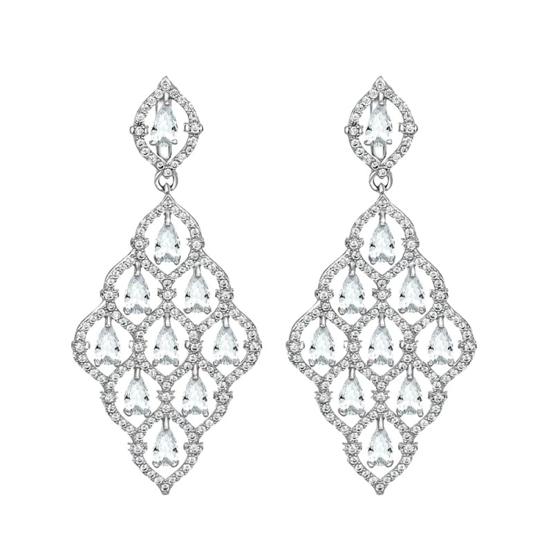 Blyštivé dlouhé náušnice s krystaly Virtuosa 42313.R Crystalp Blyštivé dlouhé náušnice s krystaly Virtuosa 42313.R Crystalp