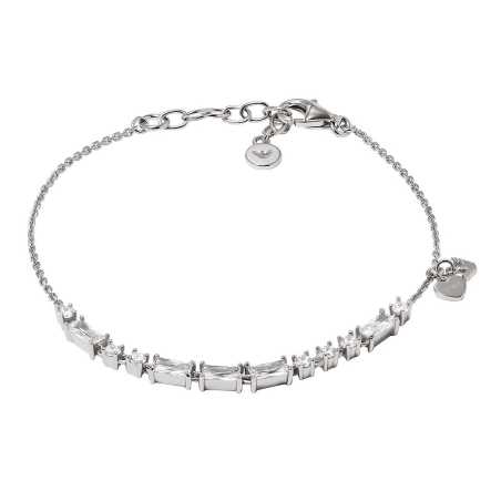 Elegantní stříbrný náramek pro ženy se zirkony EG3605040 Emporio Armani