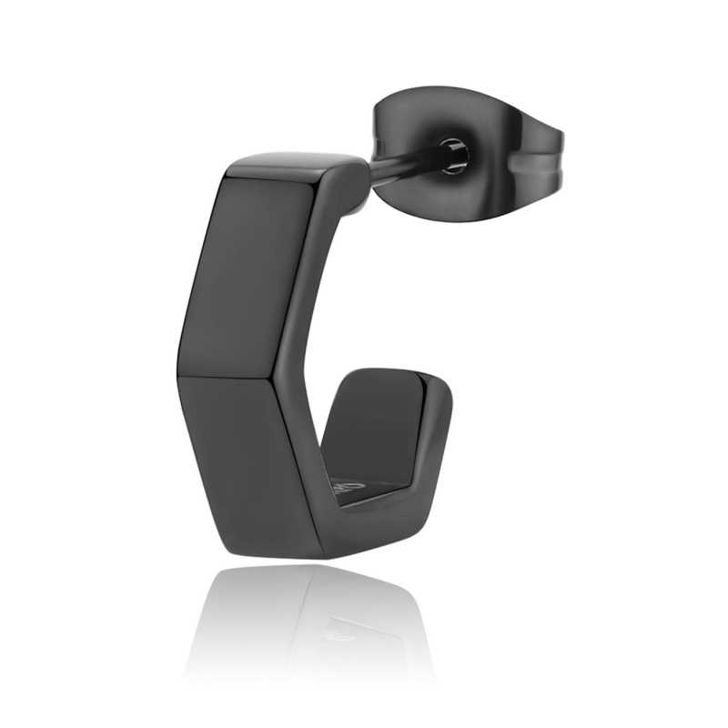 Módní single kruhová náušnice Snap SNP34 S Agapo Módní single kruhová náušnice Snap SNP34 S Agapo