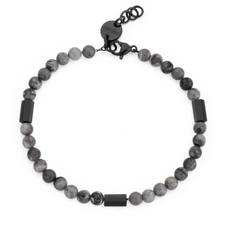 Korálkový náramek s jaspisem Riot SRT15 S Agapo