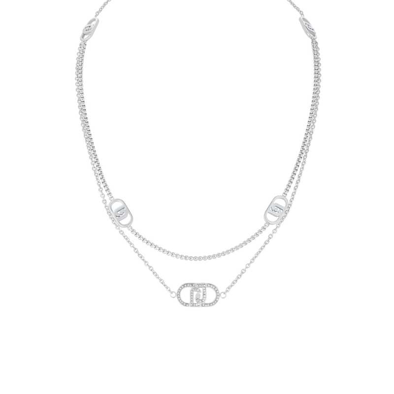 Fashion ocelový náhrdelník s krystaly LJ2902 Liu Jo Fashion ocelový náhrdelník s krystaly LJ2902 Liu Jo