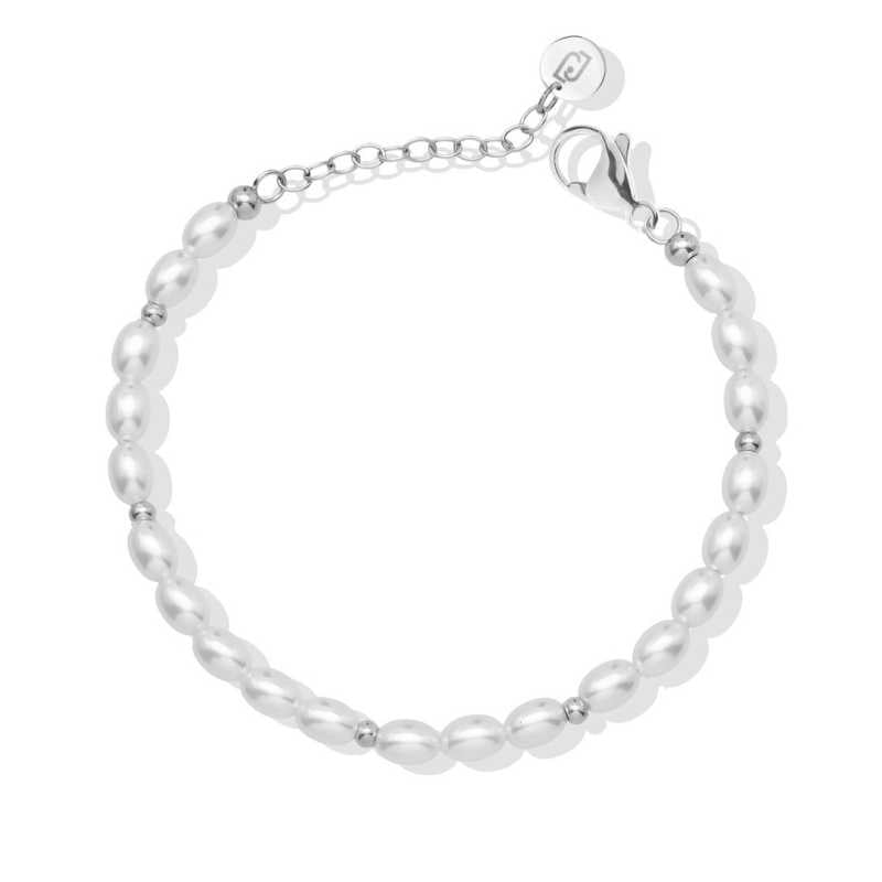 Ocelový náramek se syntetickou perlou LJ2847 Liu Jo Ocelový náramek se syntetickou perlou LJ2847 Liu Jo