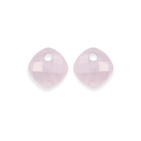 Přívěsky na náušnice z růžového křemene EAGEM13-CC Sparkling