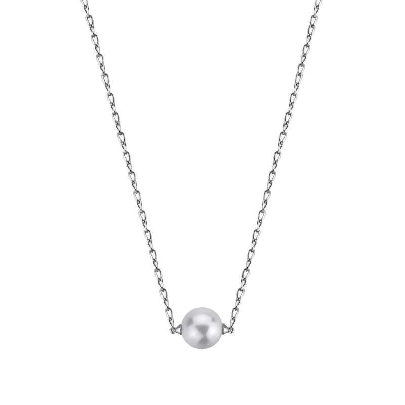 Stříbrný náhrdelník s umělou perlou Infinite White Fancy FIW135 Brosway Stříbrný náhrdelník s umělou perlou Infinite White Fancy FIW135 Brosway