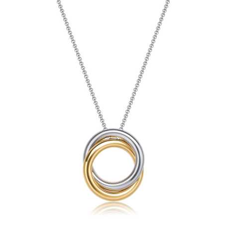 Slušivý bicolor náhrdelník z oceli Aura BAU01 Brosway