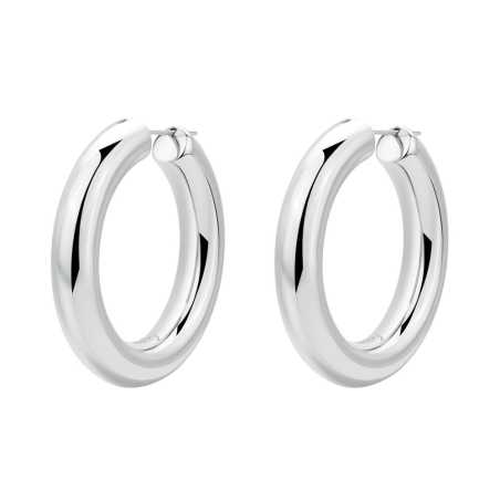 Nestárnoucí kruhové náušnice z oceli Aura BAU22 Brosway