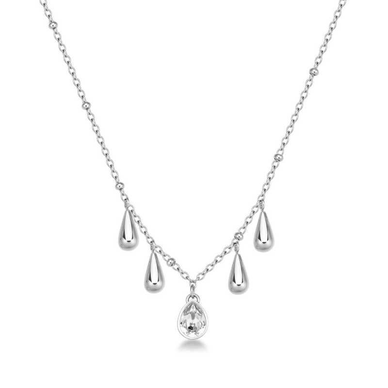 Dámský ocelový náhrdelník s přívěsky Tear Drop Perfect BPC38 Brosway Dámský ocelový náhrdelník s přívěsky Tear Drop Perfect BPC38 Brosway