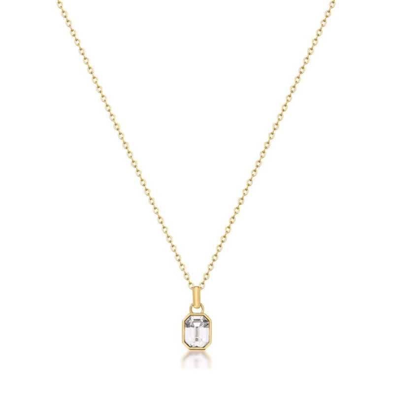 Blyštivý pozlacený náhrdelník Symphonia BYM188 (řetízek, přívěsek) Brosway Blyštivý pozlacený náhrdelník Symphonia BYM188 (řetízek, přívěsek) Brosway