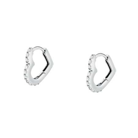 Romantické stříbrné náušnice se zirkony Tesori SAIW255 Morellato