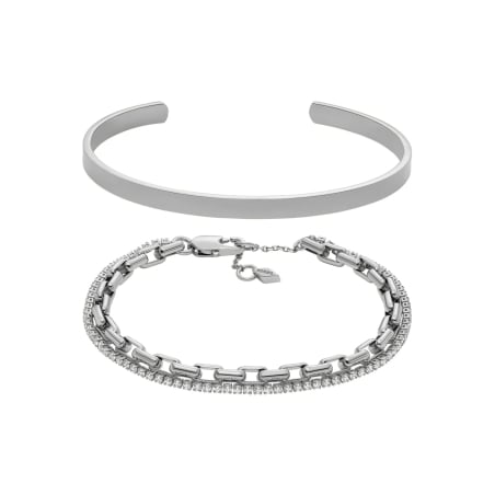 Slušivý dámský set náramků JGFTSET1104 Fossil