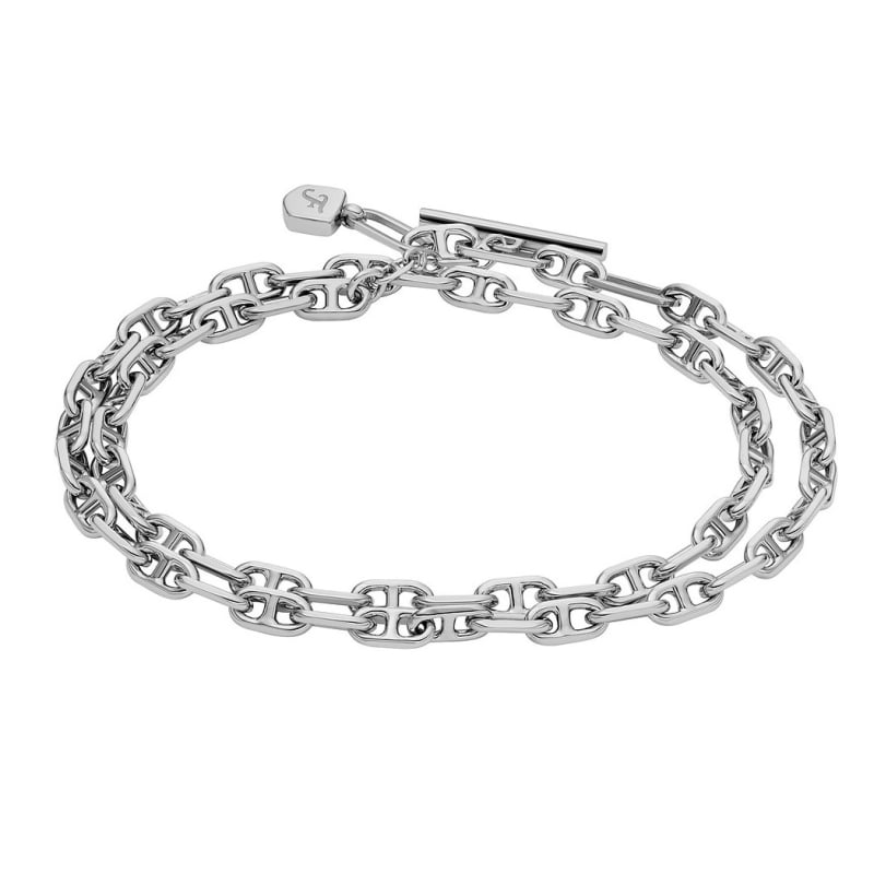 Dvojitý ocelový náramek Heritage JA7245040 Fossil