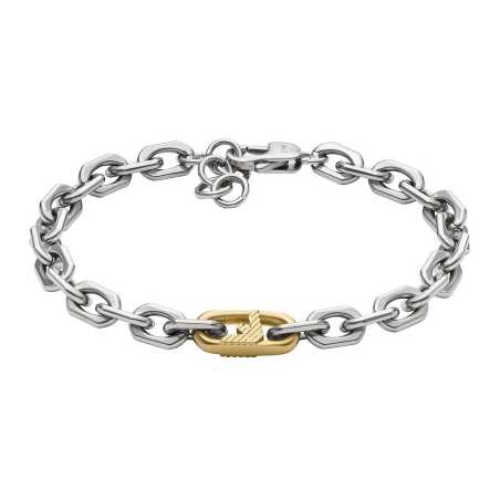 Pánský bicolor náramek z oceli EGS3148040 Emporio Armani