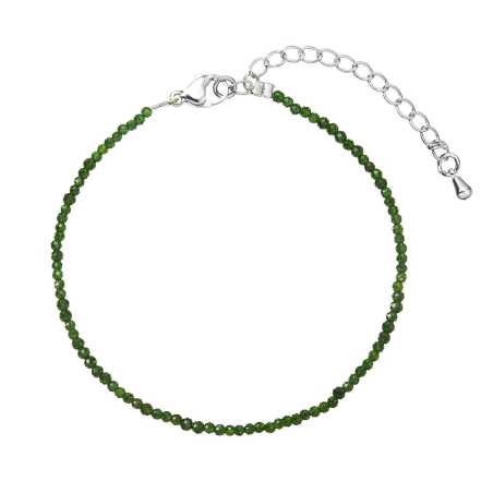 Korálkový náramek se zelenými kameny 43055.3 green Evolution Group