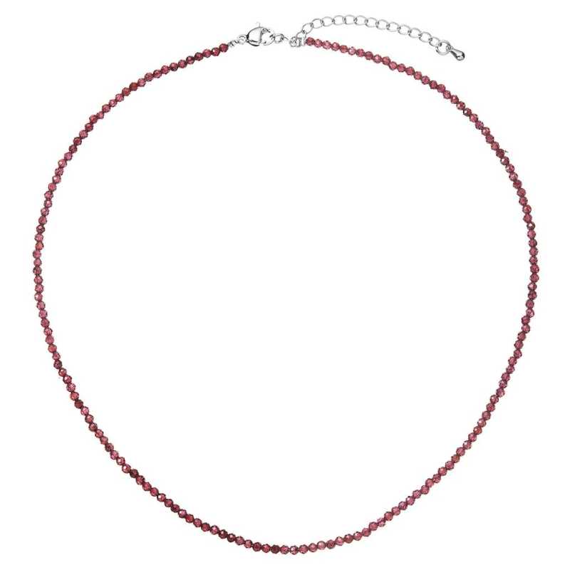 Korálkový náhrdelník s pravými granáty 42012.3 garnet Evolution Group