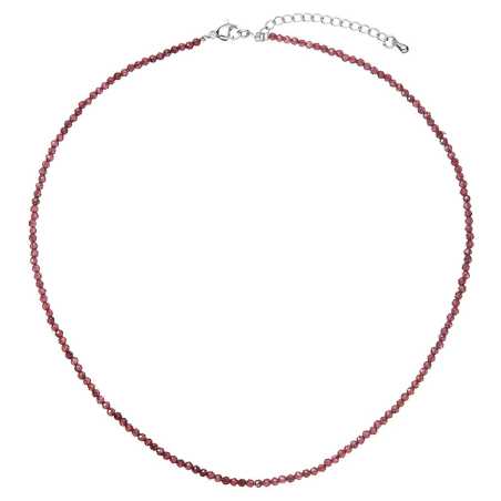 Korálkový náhrdelník s pravými granáty 42012.3 garnet Evolution Group