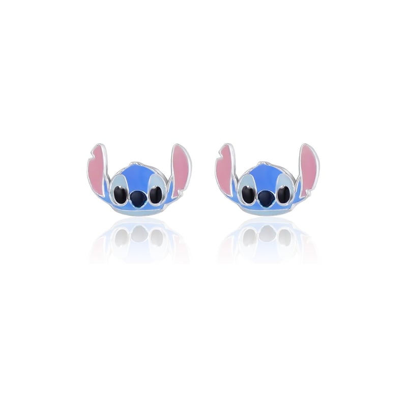 Slušivé stříbrné náušnice Stitch Mini ES00101SL.CS Disney