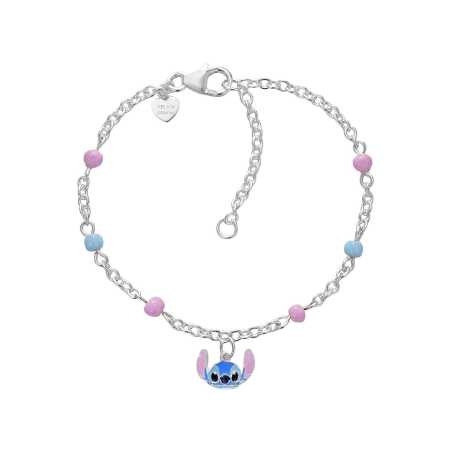 Slušivý stříbrný náramek Stitch Mini BS00101SL-47.CS Disney