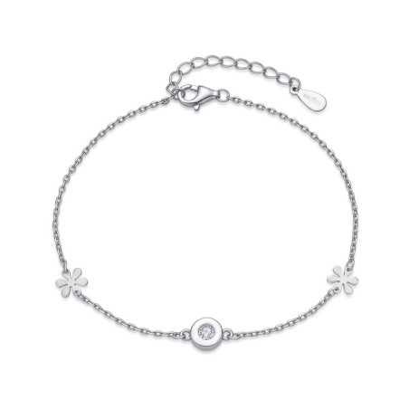 Elegantní stříbrný náramek se zirkony B0000857 Moiss