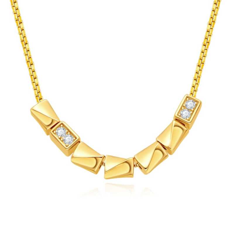 Stylový pozlacený náhrdelník ETERNITY N0000921 Moiss Stylový pozlacený náhrdelník ETERNITY N0000921 Moiss