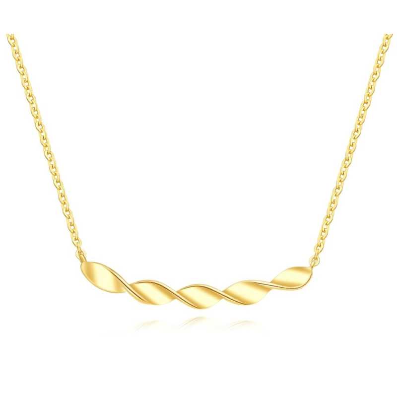 Slušivý pozlacený náhrdelník pro ženy ETERNITY N0000930 Moiss Slušivý pozlacený náhrdelník pro ženy ETERNITY N0000930 Moiss