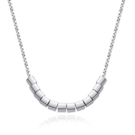 Nadčasový stříbrný náhrdelník ETERNITY N0000877 Moiss
