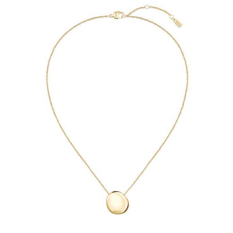 Dámský pozlacený náhrdelník Nugget 1580712 Hugo Boss Dámský pozlacený náhrdelník Nugget 1580712 Hugo Boss