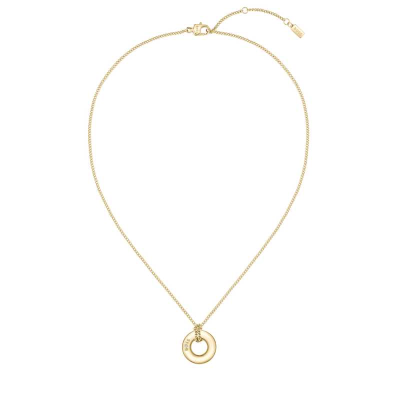 Fashion pozlacený náhrdelník pro ženy Live 1580684 Hugo Boss Fashion pozlacený náhrdelník pro ženy Live 1580684 Hugo Boss