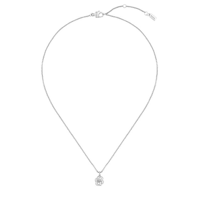 Slušivý ocelový náhrdelník pro ženy Double B 1580697 Hugo Boss Slušivý ocelový náhrdelník pro ženy Double B 1580697 Hugo Boss