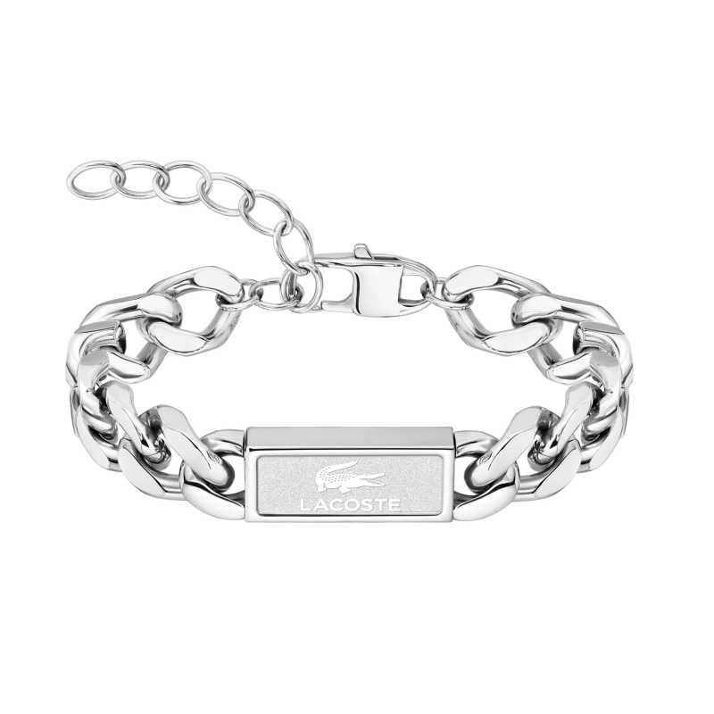 Výrazný ocelový náramek pro muže Backhand 2040439 Lacoste Výrazný ocelový náramek pro muže Backhand 2040439 Lacoste