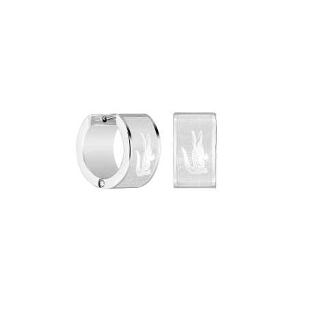 Ocelové kruhové náušnice Backhand 2040435 Lacoste