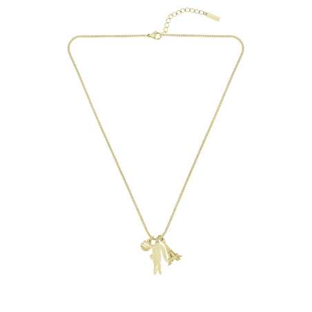 Dámský pozlacený náhrdelník z oceli Umpire 2040454 Lacoste