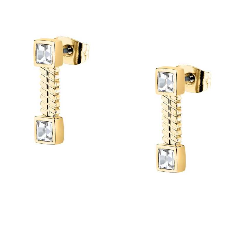 Visací pozlacené náušnice s krystaly Gioia SAVY45 Morellato Visací pozlacené náušnice s krystaly Gioia SAVY45 Morellato