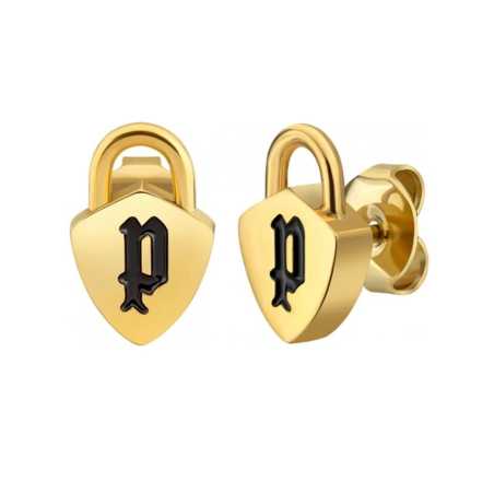 Fashion pozlacené náušnice pecky Cabria PEJLE2009901 Police