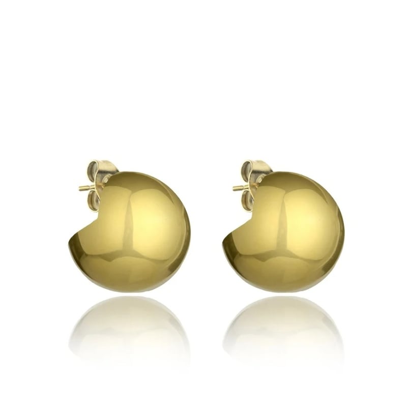 Pozlacené ocelové náušnice Carter Gold Earrings MCE24036G Marc Malone Pozlacené ocelové náušnice Carter Gold Earrings MCE24036G Marc Malone