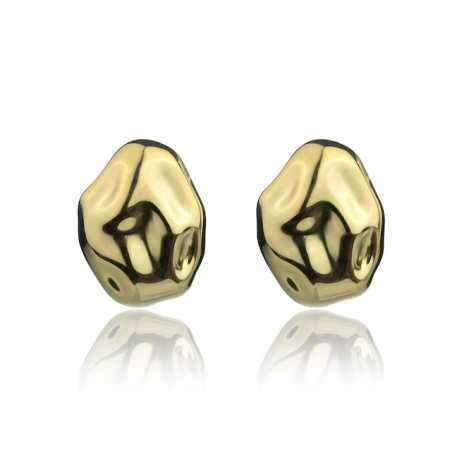 Výrazné pozlacené náušnice Eve Gold Earrings MCE24017G Marc Malone