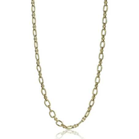 Pozlacený náhrdelník z oceli Elisa Gold Necklace MCN24019G Marc Malone