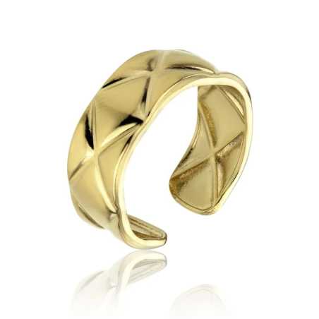 Pozlacený otevřený prsten Eliza Gold Ring MCR23014G Marc Malone