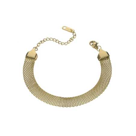 Módní pozlacený náramek Sylvia Gold Bracelet MCB24029G Marc Malone