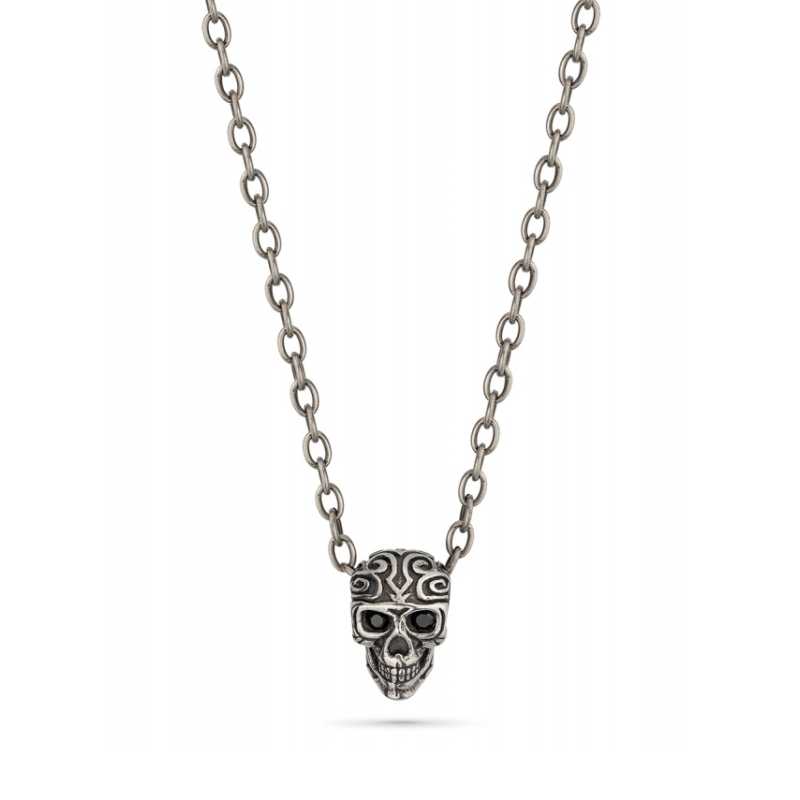 Stylový ocelový náhrdelník s lebkou Tribal Edge PEAGN2120201 Police Stylový ocelový náhrdelník s lebkou Tribal Edge PEAGN2120201 Police