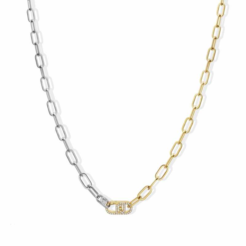 Výrazný bicolor náhrdelník s krystaly LJ2808 Liu Jo Výrazný bicolor náhrdelník s krystaly LJ2808 Liu Jo