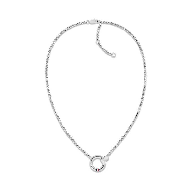 Stylový dámský náhrdelník s přívěskem Circles 2780944 Tommy Hilfiger Stylový dámský náhrdelník s přívěskem Circles 2780944 Tommy Hilfiger