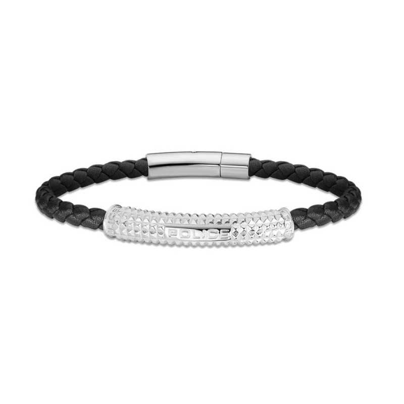 Nadčasový kožený náramek Hardware PEAGB2214901 Police Nadčasový kožený náramek Hardware PEAGB2214901 Police