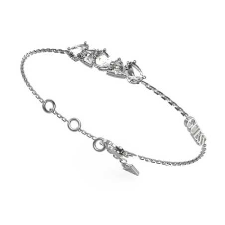 Elegantní ocelový náramek se zirkony Wonderlights JUBB04405JWRH Guess / Délka: 21 cm